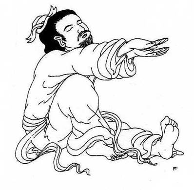 Motiv Klassisches Medizinisches QiGong - Zhu Bin Yuan Hou Lun